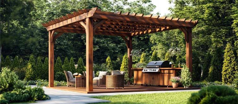 Installation pergola 77